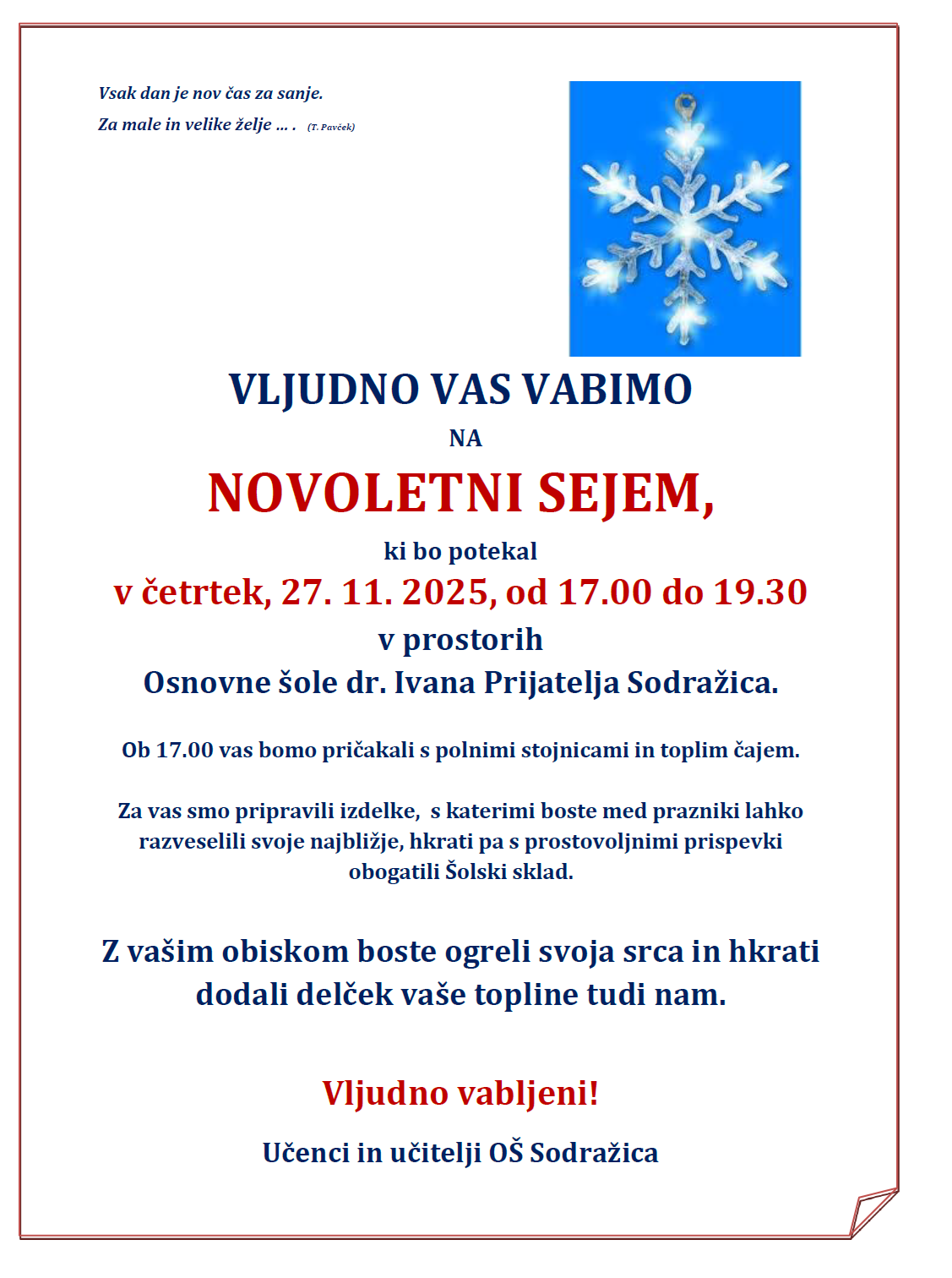 Prednovoletni sejem znova odlično uspel